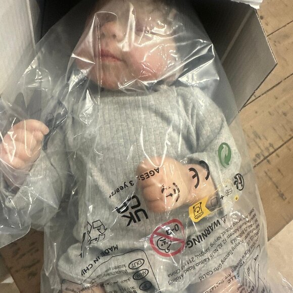 Other - Realistic Reborn Baby Doll in Box, Soft Vinyl, Life-Like Newborn Baby, Collectib
